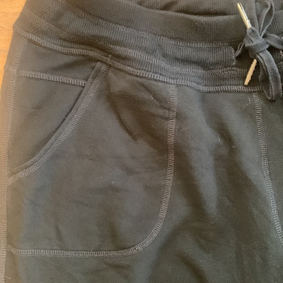 Athleta Modal Black Stretch Track Pant Joggers Size M - Picture 6 of 9
